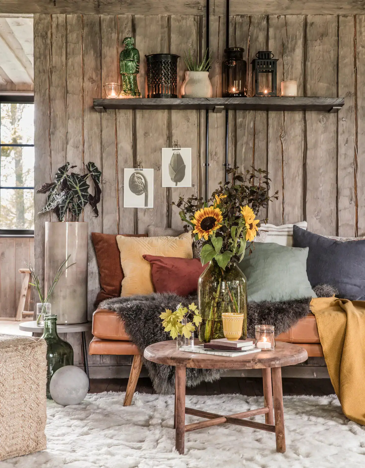 温暖秋日色调 打造瑞典老木屋风情-1