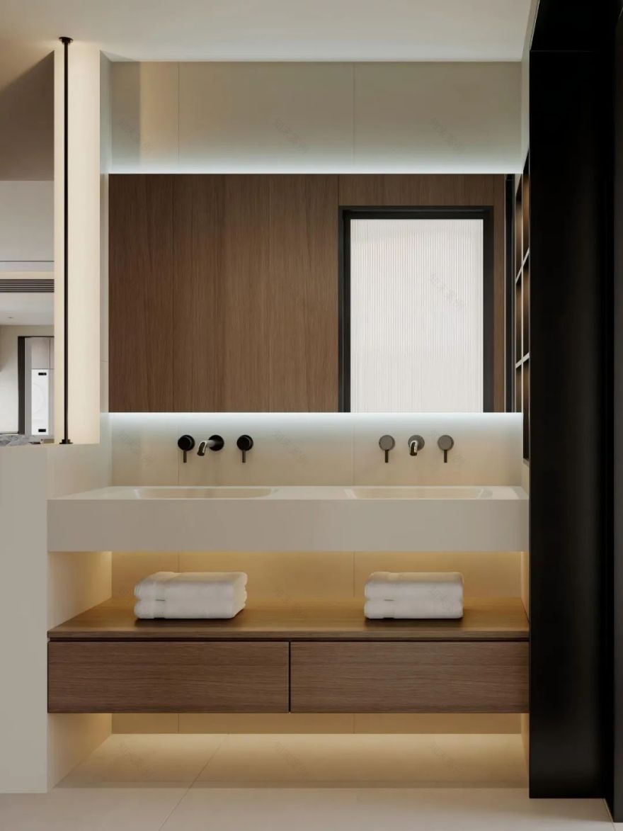 140㎡极简设计|四口之家的空间重生计划-78