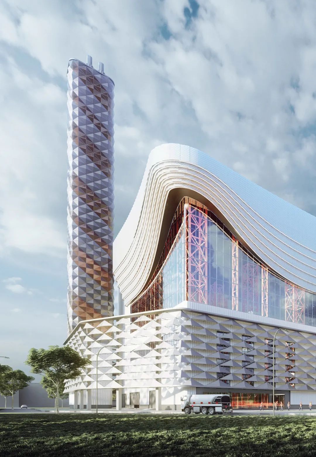 武汉千子山垃圾焚烧发电厂 | 工业建筑的绿色更新-35