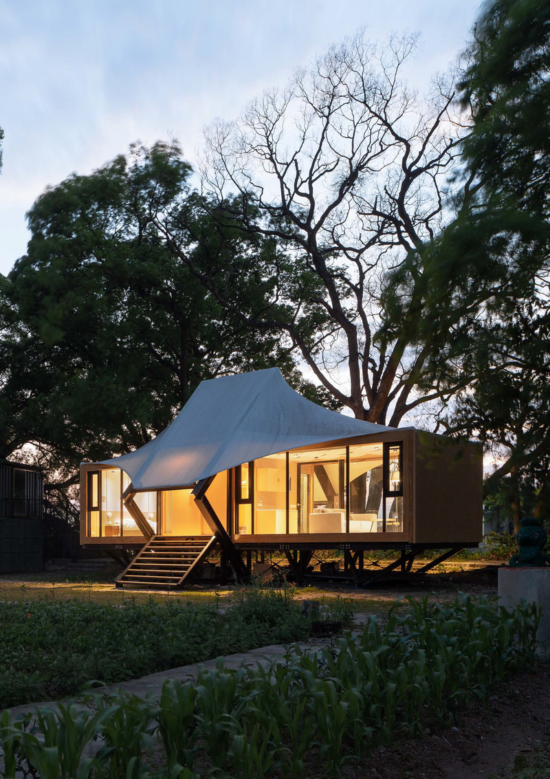 沉浸自然的全榫卯预制装配建筑-18