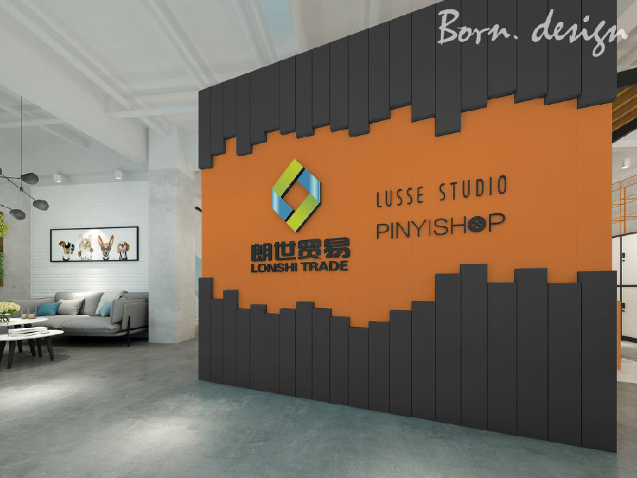 广州朗世贸易办公室设计-8