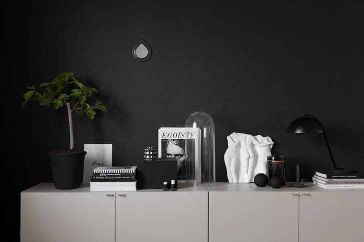 黑白对比打造 49 平米瑞典公寓时尚空间-9