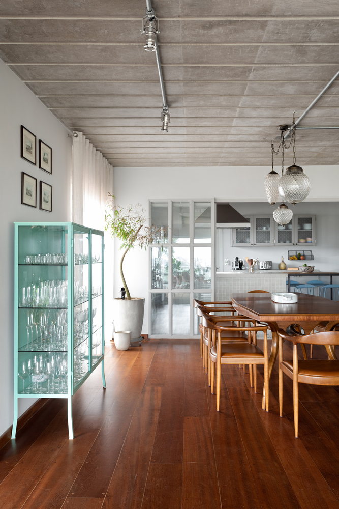 巴西圣保罗乡村风格平层改造-7