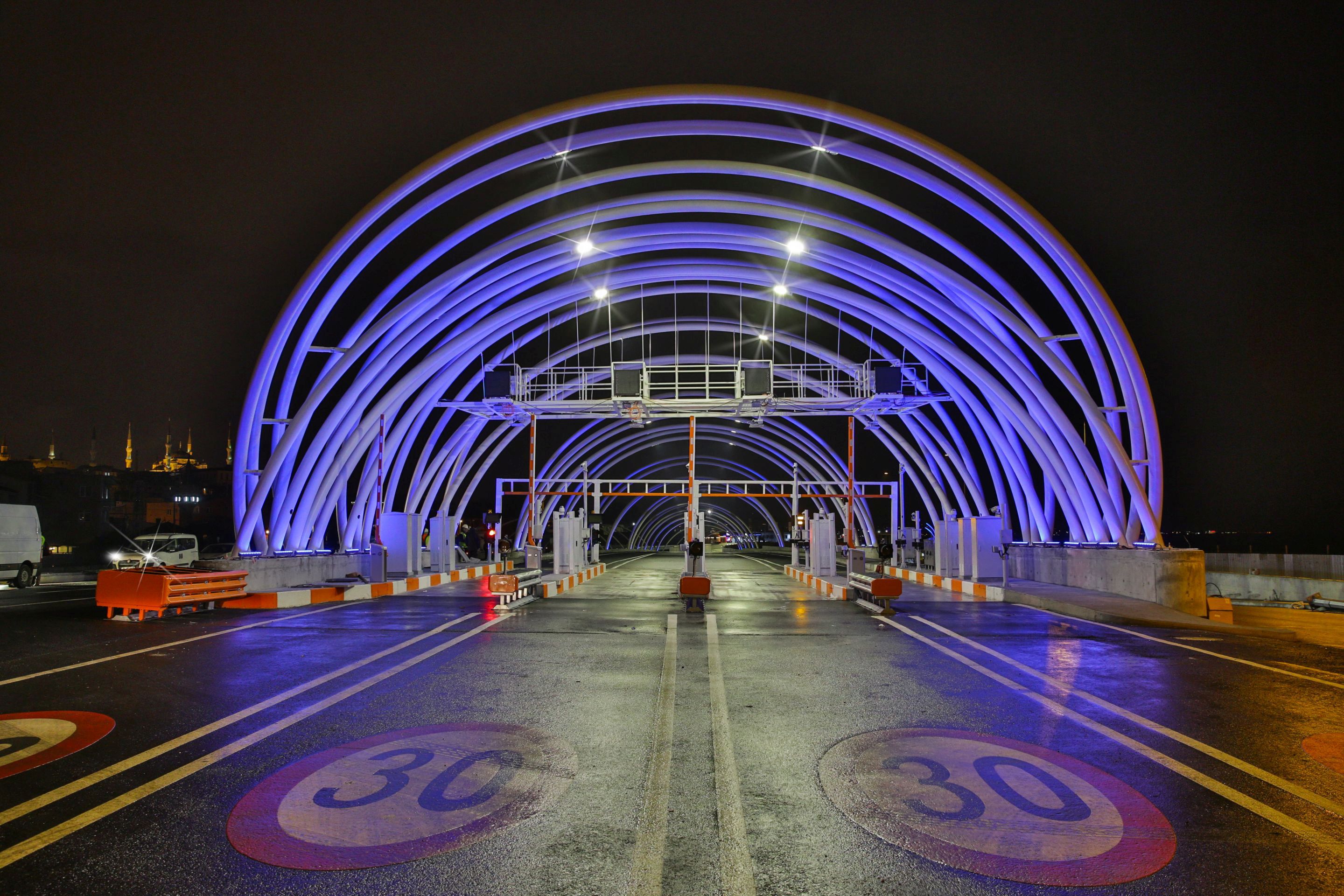 eurasia tunnel igate toll plaza structure and architectural lighting-18
