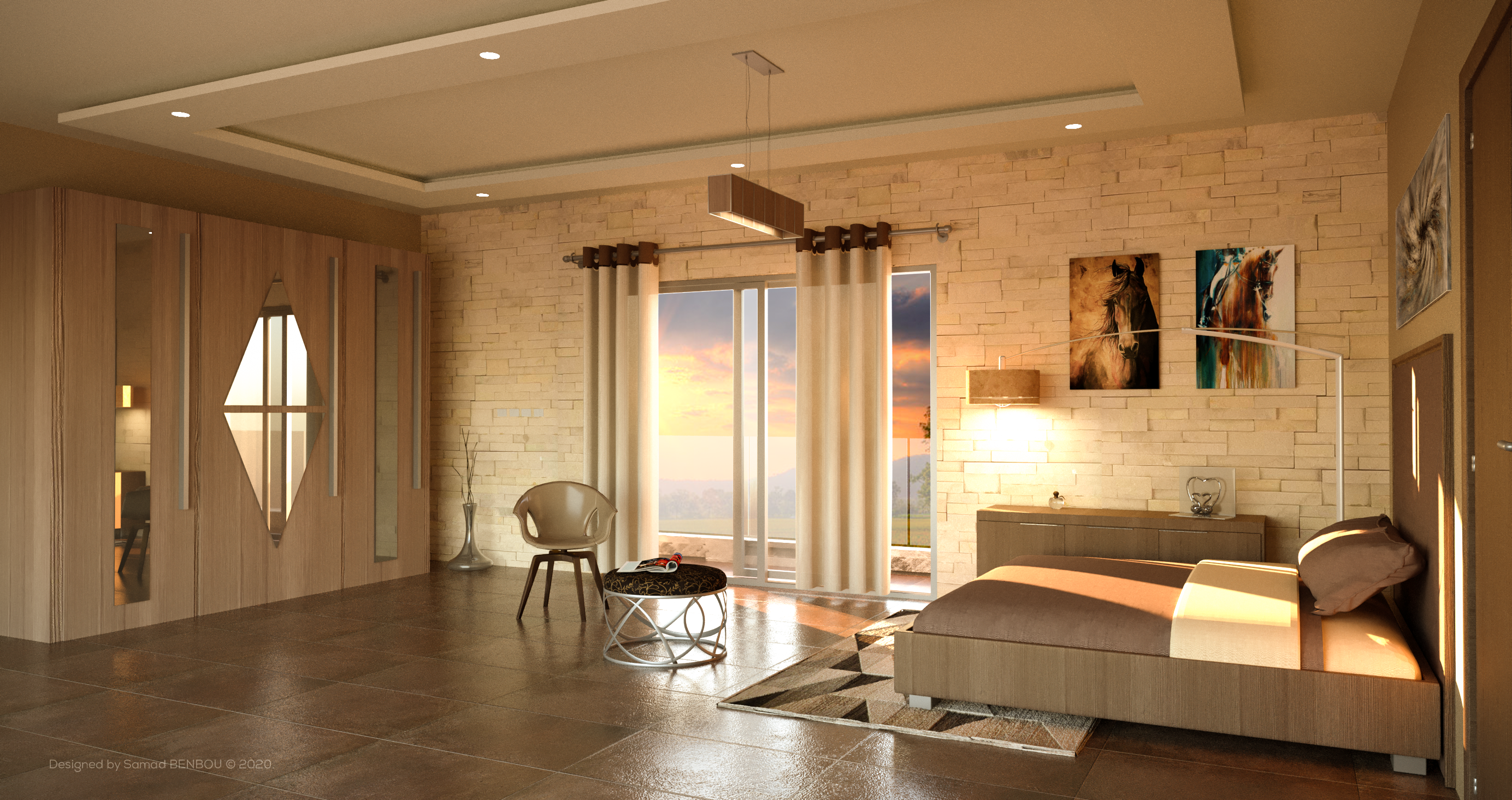 三维室内建筑设计-9