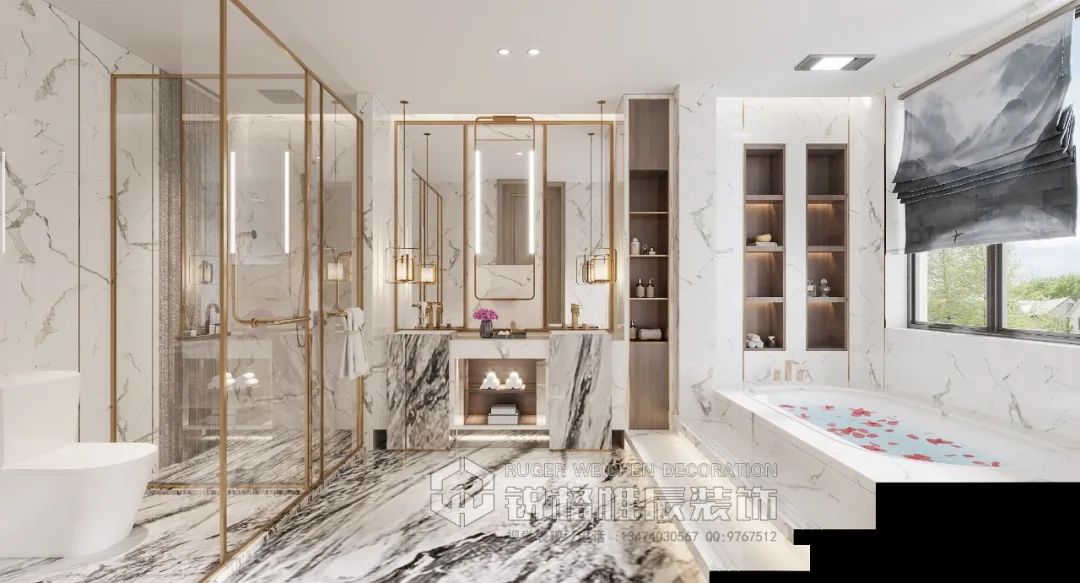 西安曲江·郑家大宅 | 现代轻奢的优雅空间-104