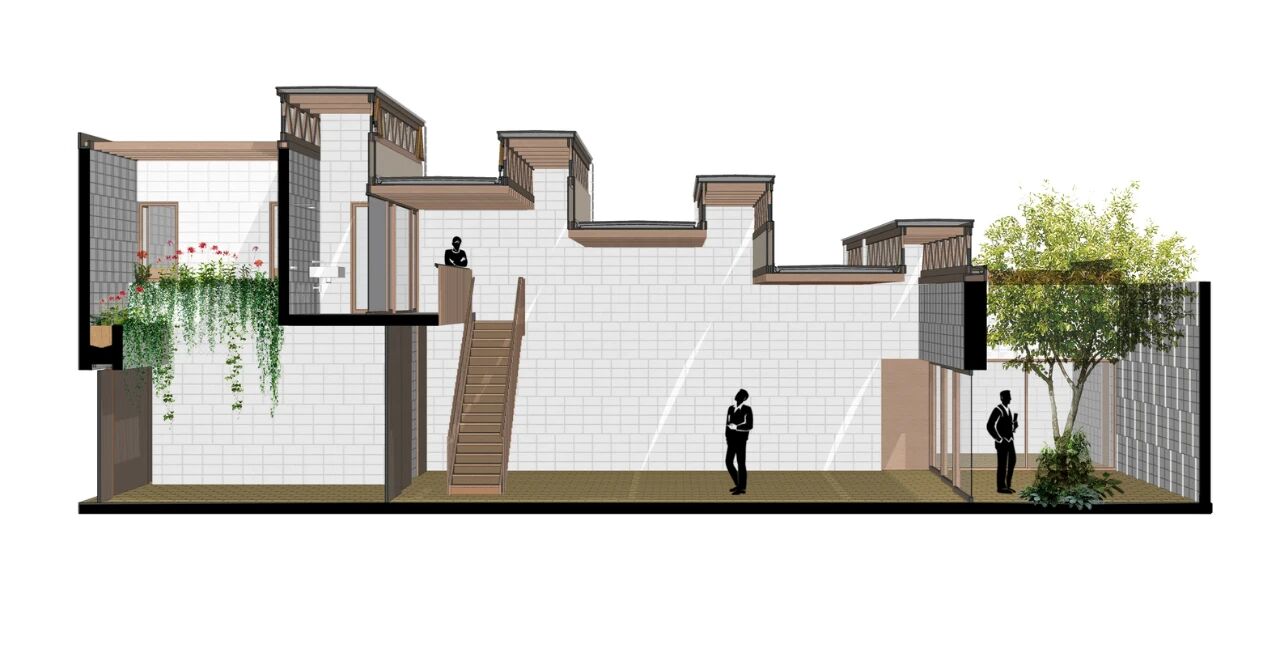 这才是摄影工作室！198㎡里藏了2个庭院，风与光都是免费的素材-23