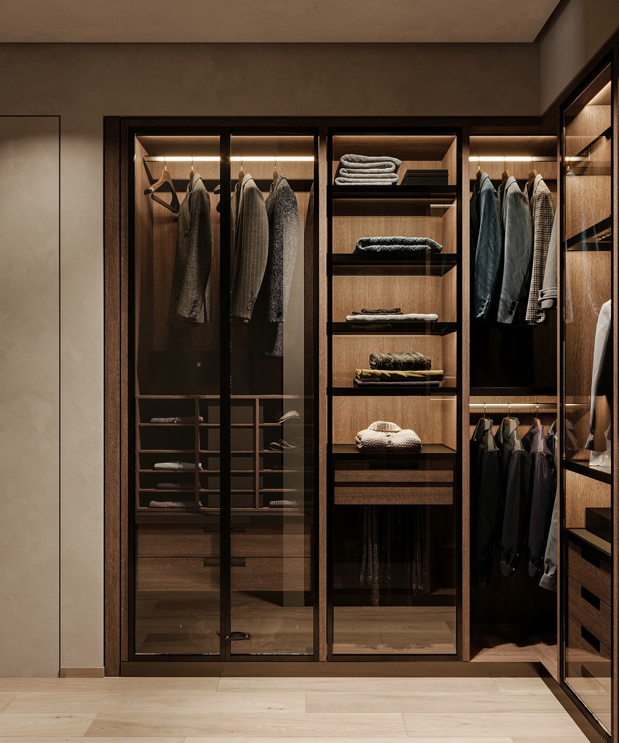 暖棕色系住宅设计 既温馨又舒适！-18