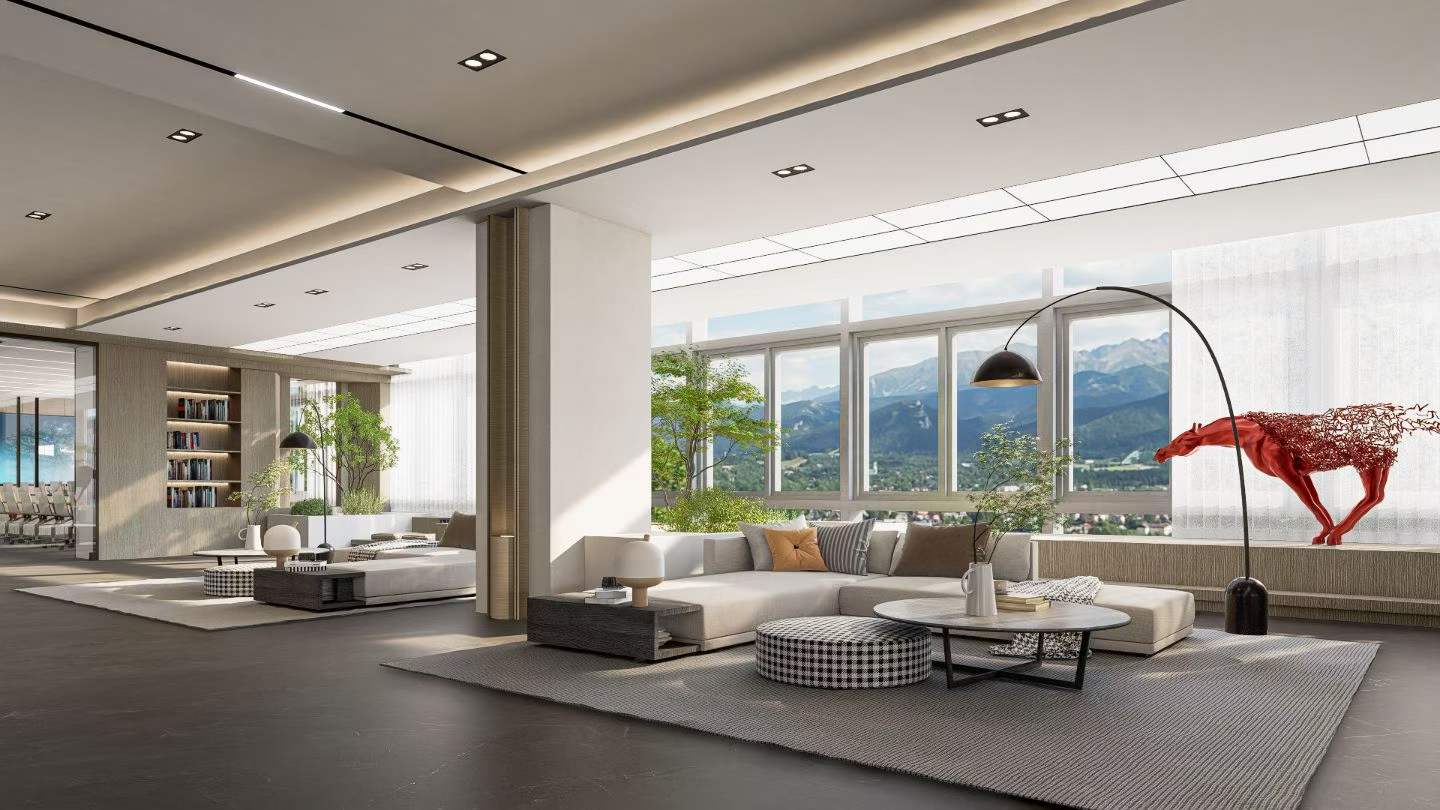 办公室效果图设计-0