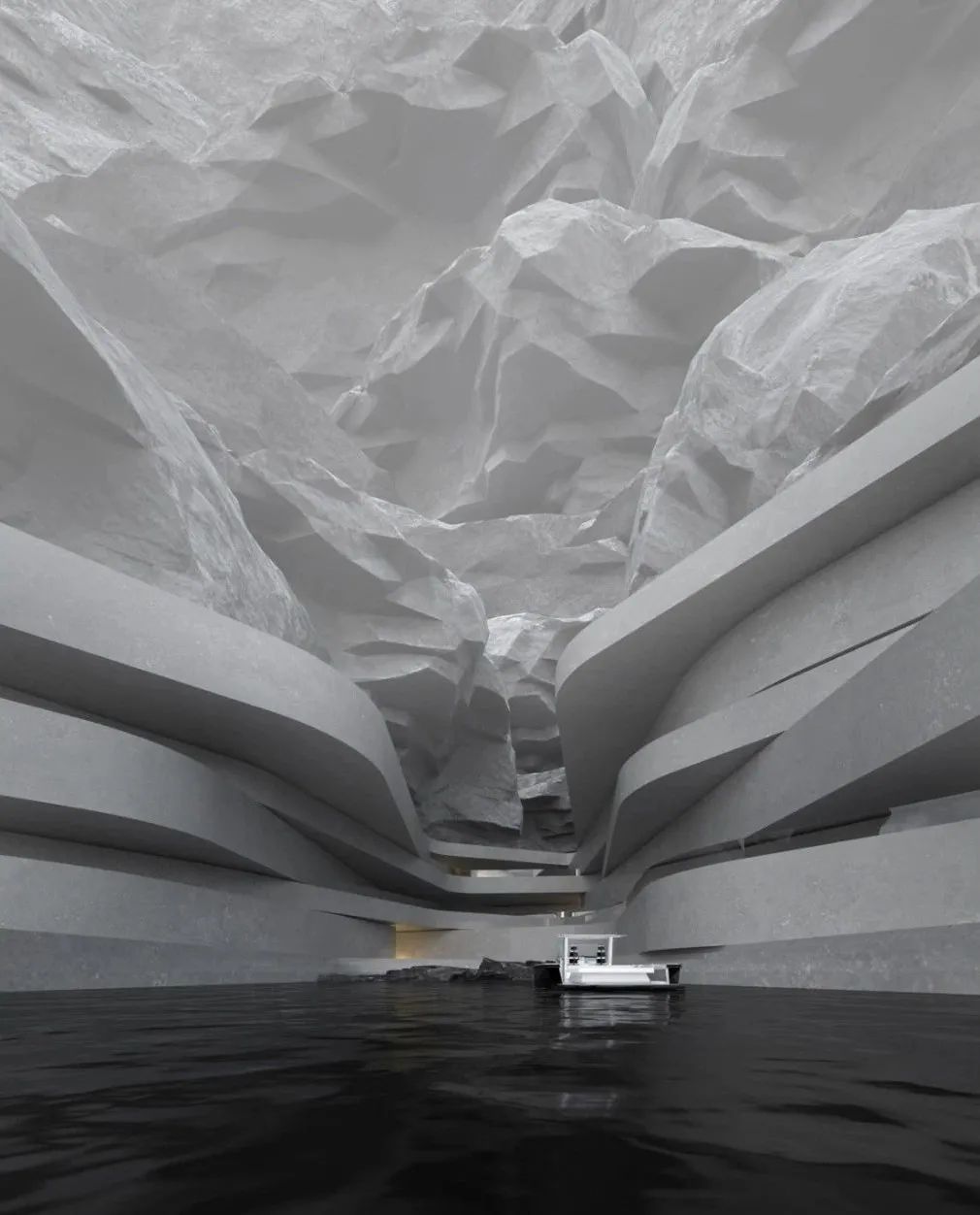 未来主义建筑的奢华幻想丨Roman Vlasov-22