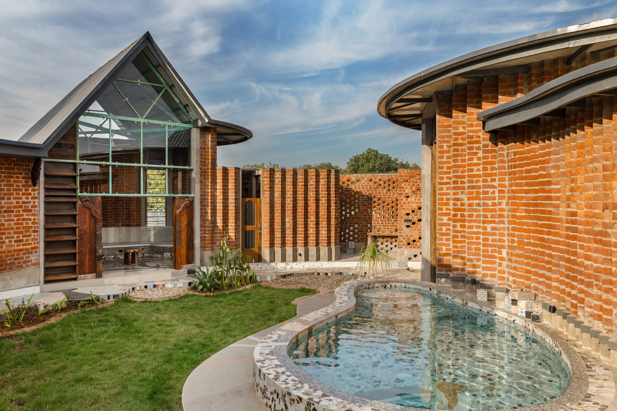 自给自足的农舍丨印度丨Manoj Patel Design Studio-9