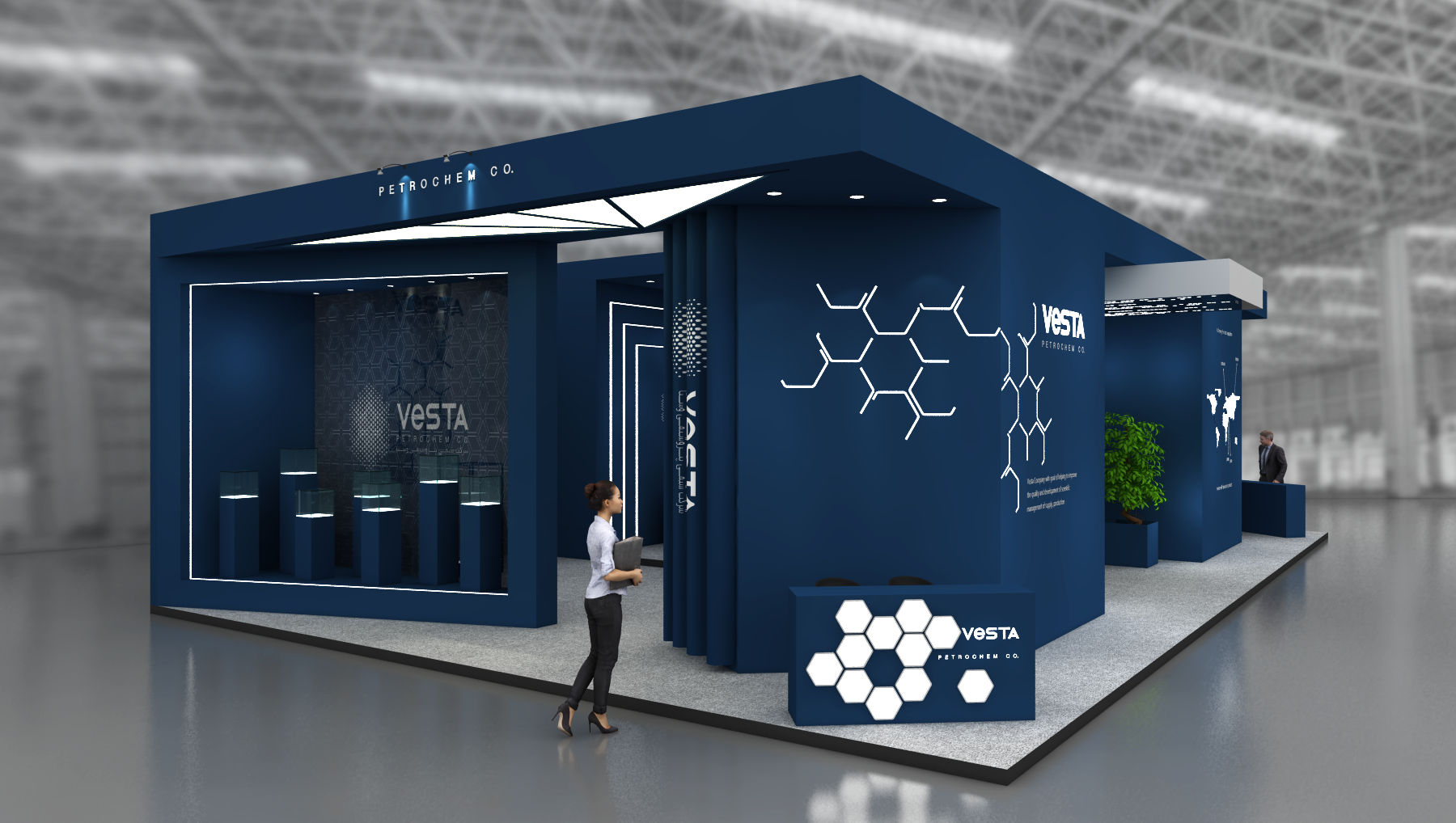 Vesta Petrochem 展览展台设计-3