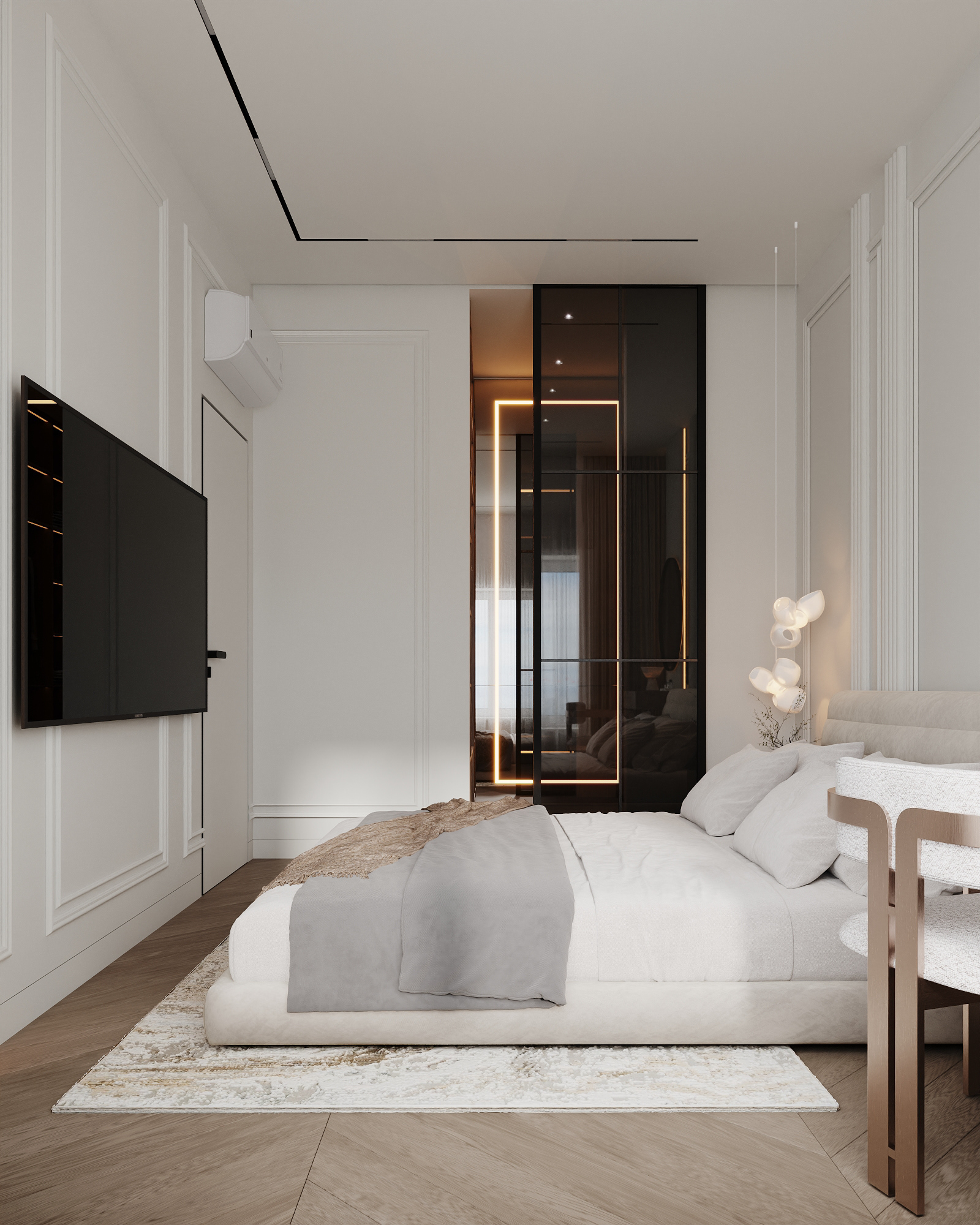 新古典主义公寓丨波兰华沙丨Bodes studio-23