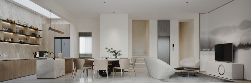 珠海桃花源独栋别墅丨中国珠海丨一乘建筑空间-17