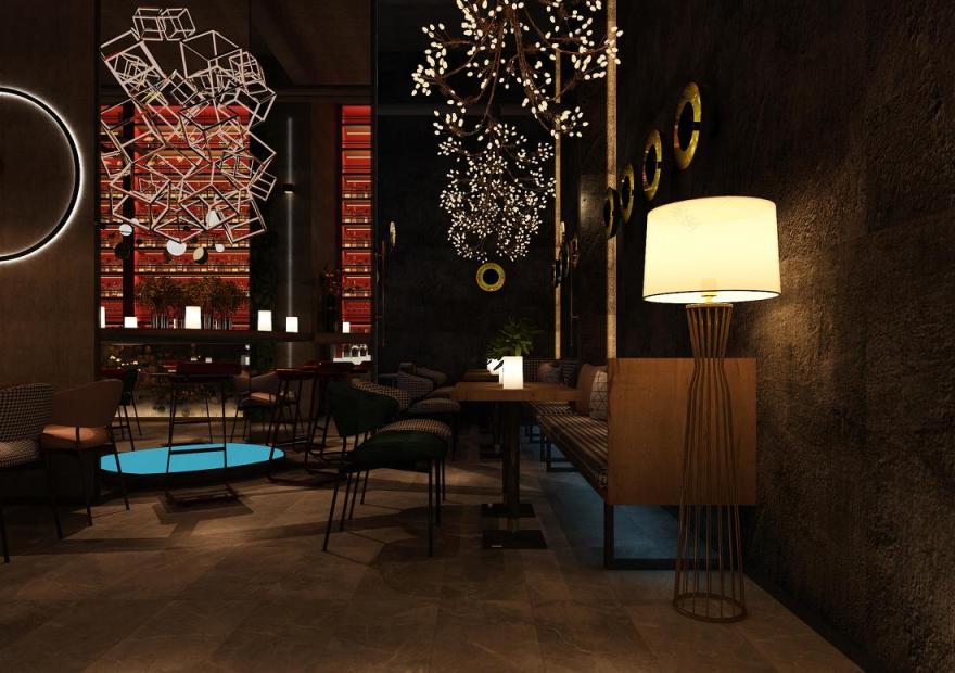 沈阳浑南幸运之城西餐厅设计-62