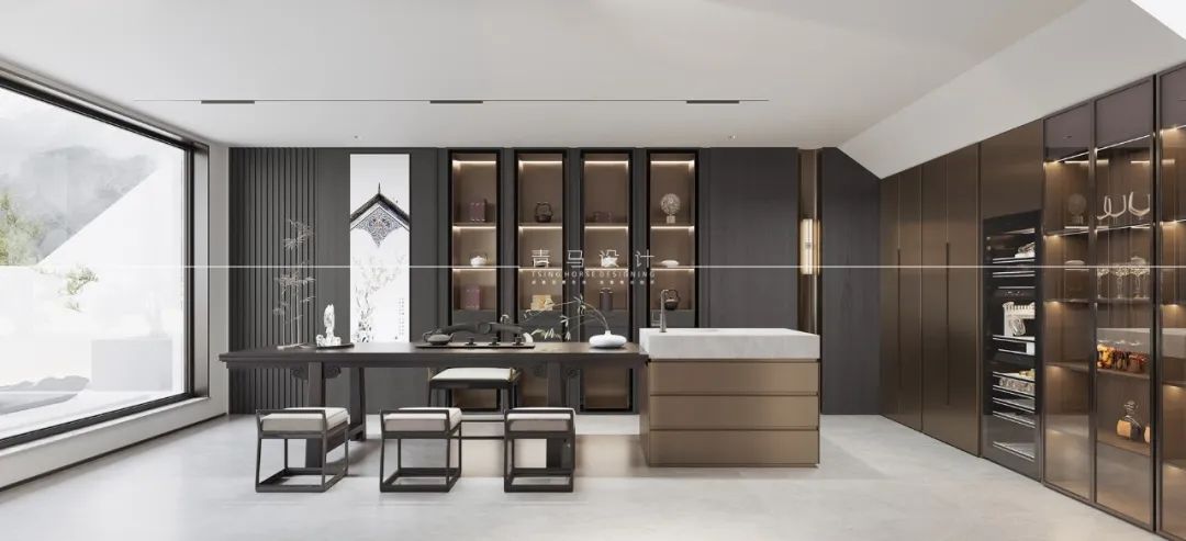 未央金茂府现代中式别墅设计丨中国西安丨青马别墅设计-46