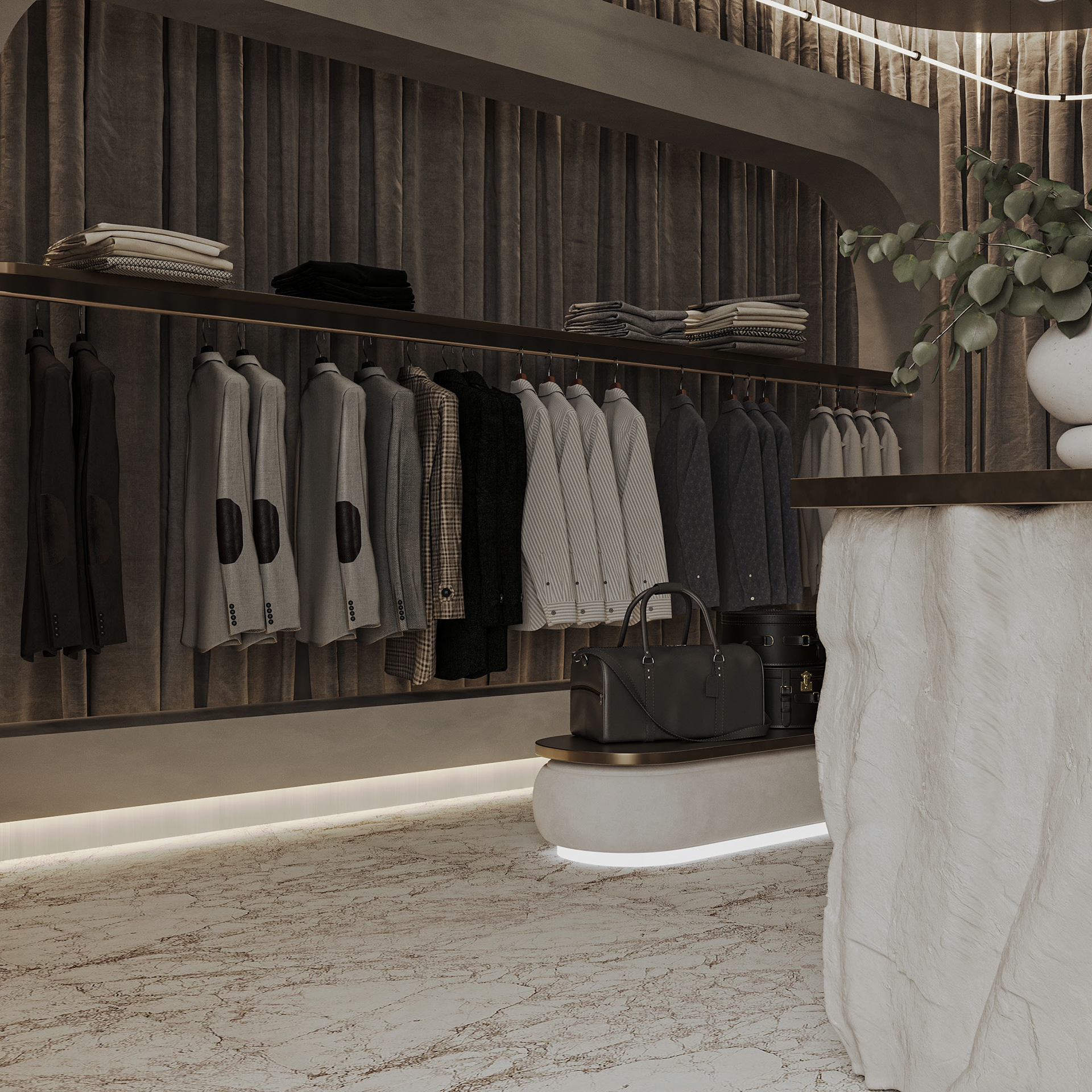 Dress shop minimalism（极简主义服装店）丨Viktoria Babayan-5