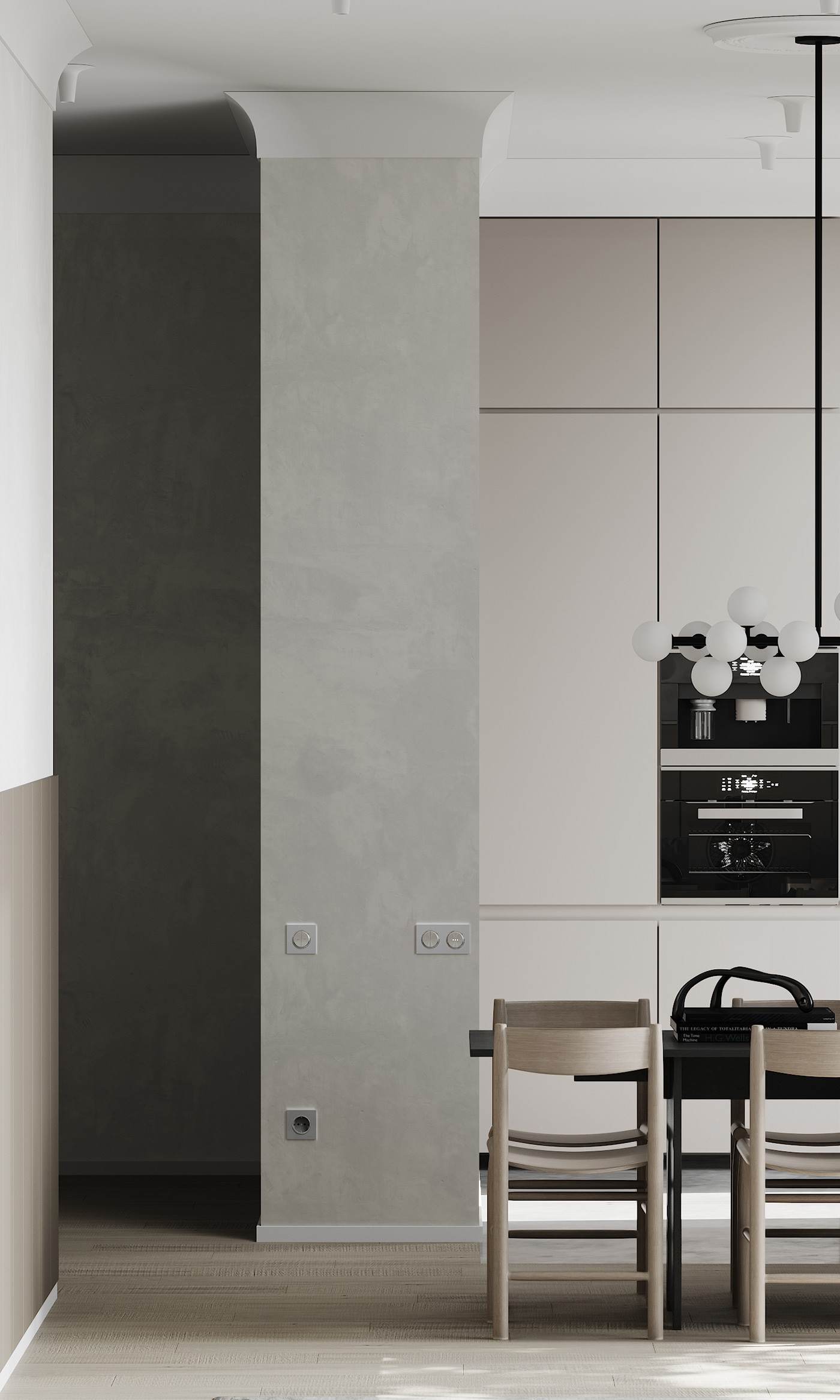 灰色系小空间公寓设计 超有氛围感！-8