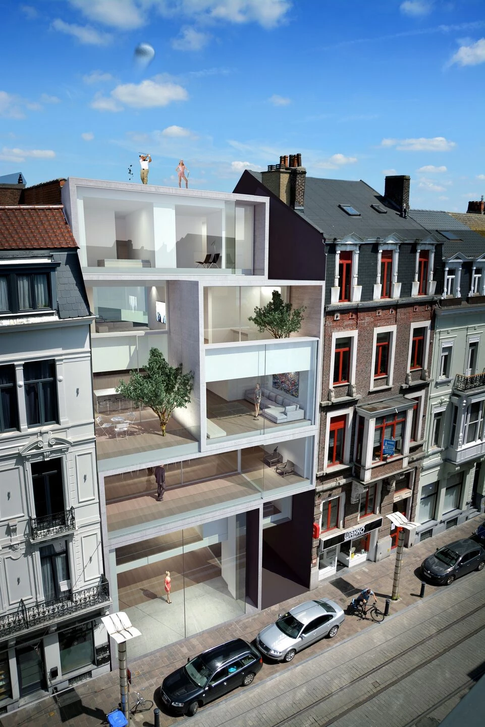 比利时黄金比例建筑——融入历史的奢华公寓与商店-13