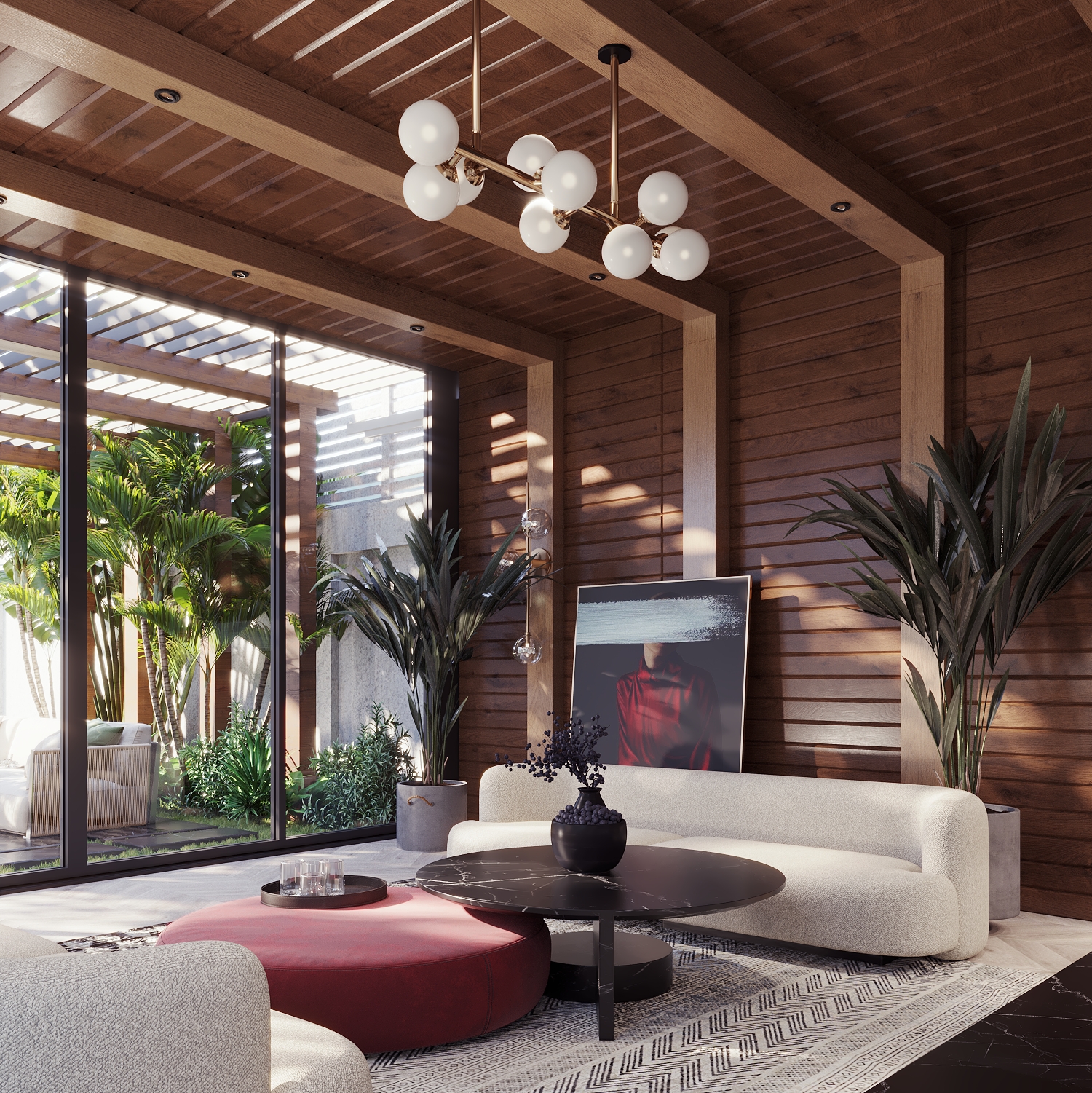 Rehab Villa 室内可视化设计丨Taj DesignSherif Helal-14