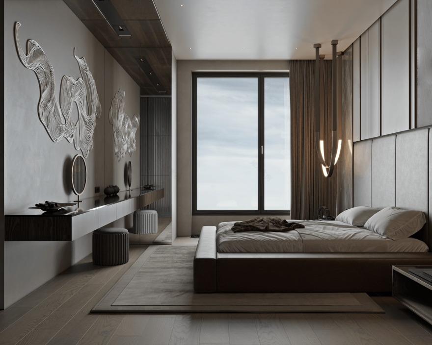 灰白空间中的木质秩序丨乌克兰丨Diana Stoieva 设计团队-22