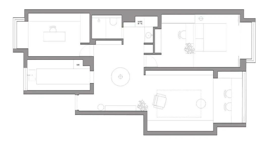 90 后新婚夫妻的温暖极简婚房丨中国北京丨Nothing Design 工作室-5