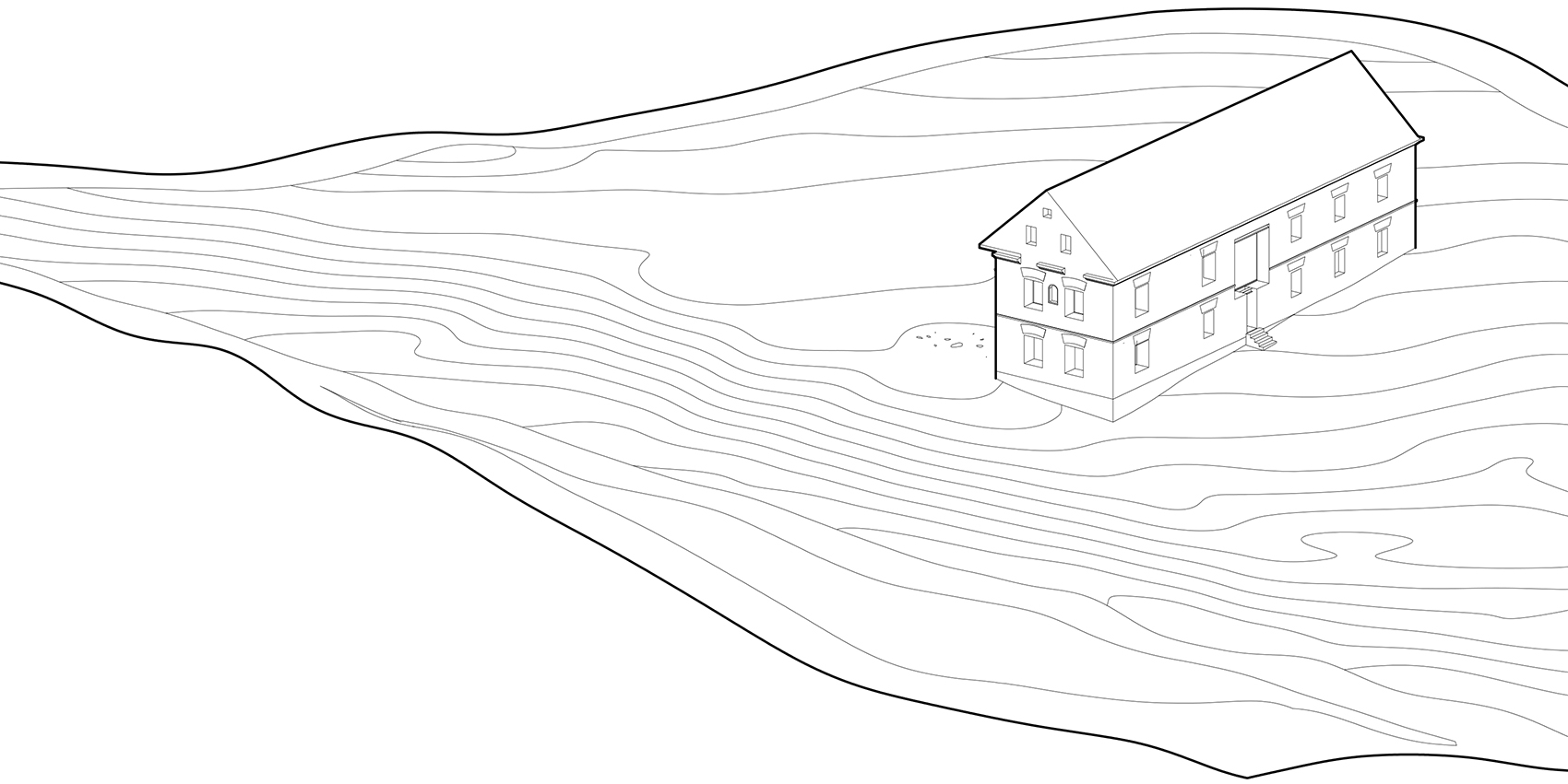 废墟中的房子,捷克 / ORA-71