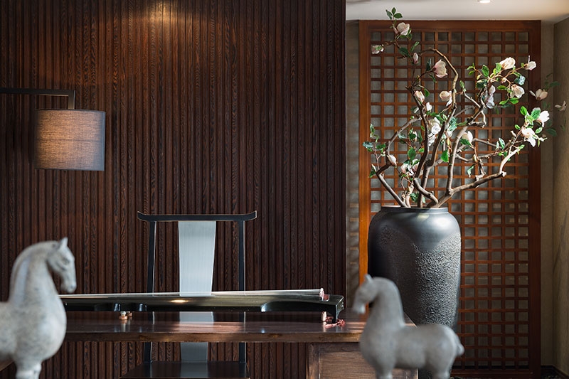 中星红庐中式别墅样板房-19