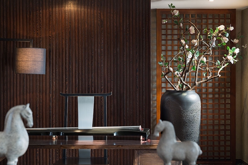 中星红庐中式别墅样板房-19