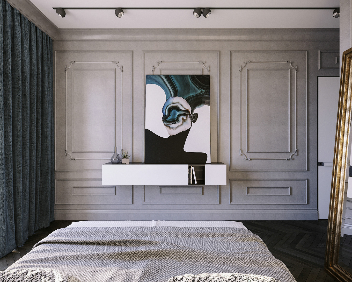 现代轻奢艺术风，撩人心扉的美-14