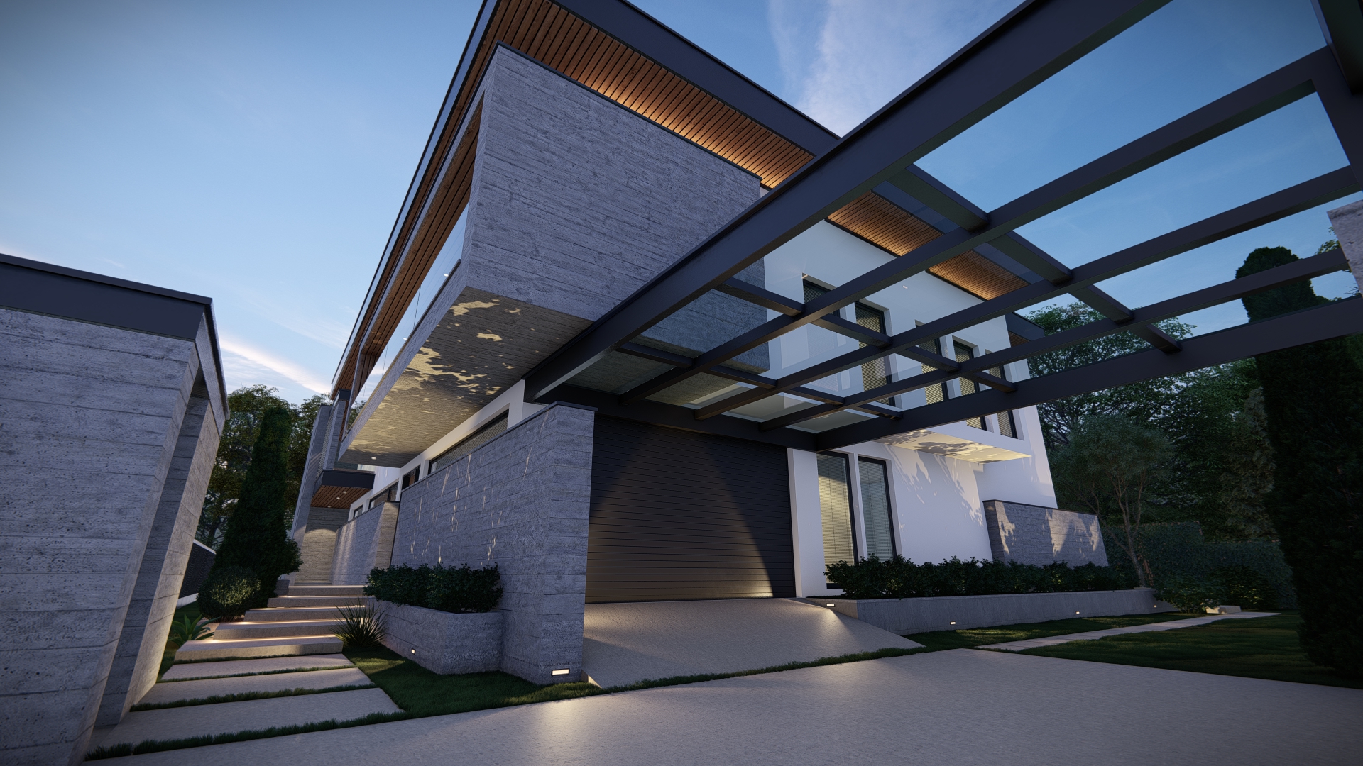 Interior and architectural design of a house in Romania-11