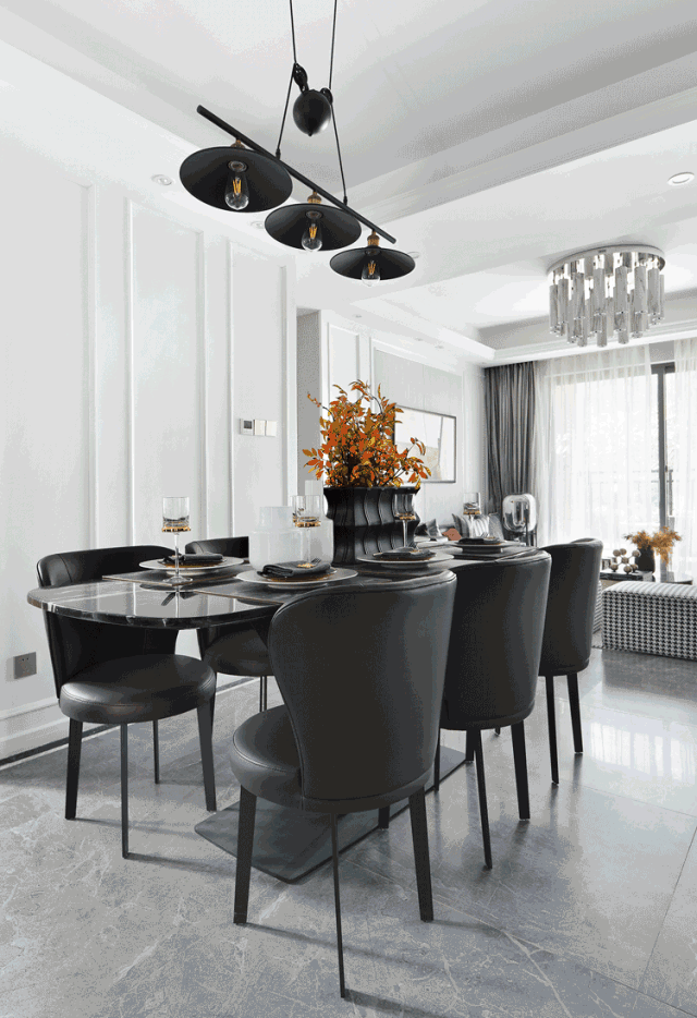 大唐阳光城·翡丽公馆 | 现代轻奢风格的三户型住宅设计-6