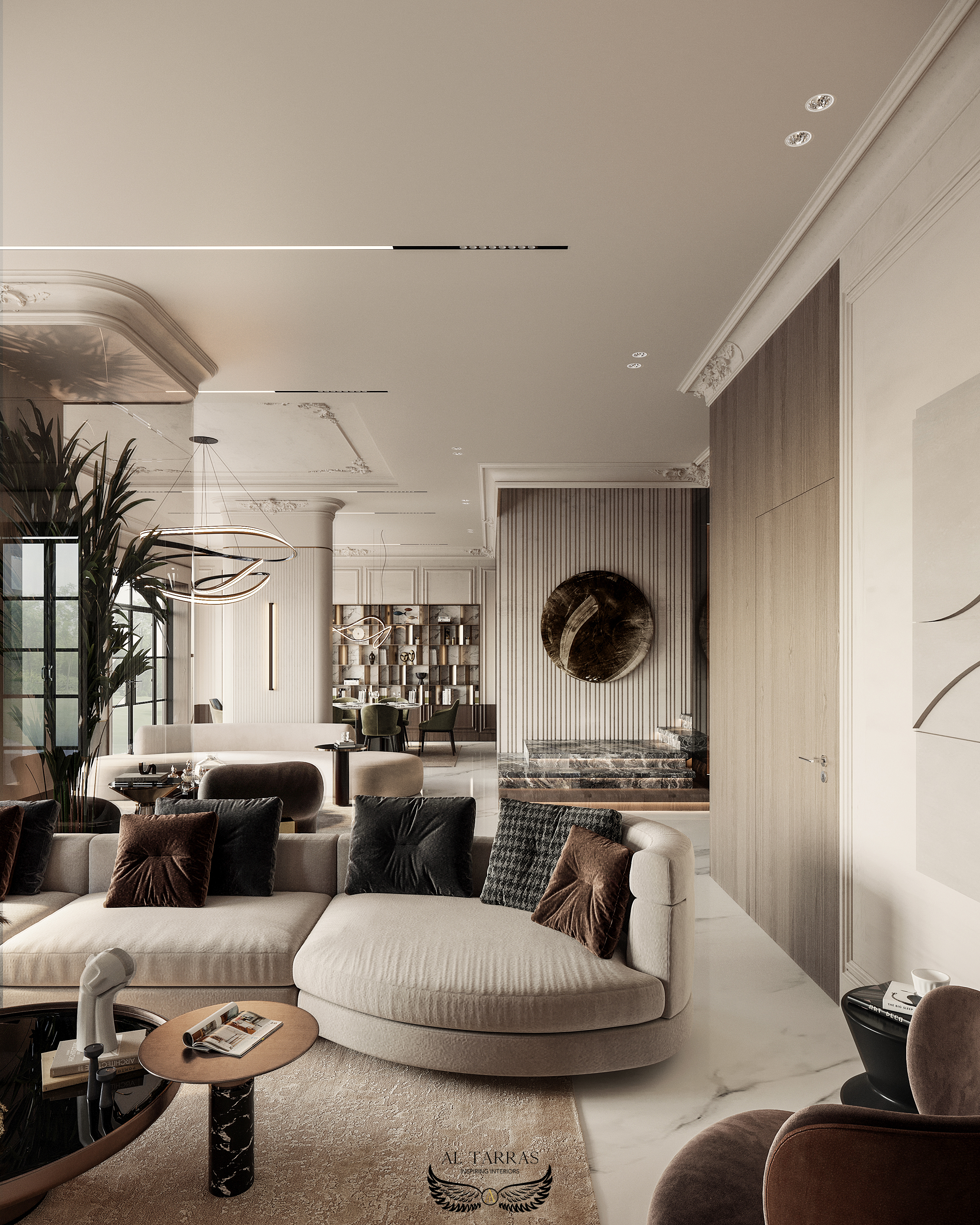 地下室客厅丨埃及开罗丨?????? design house-2