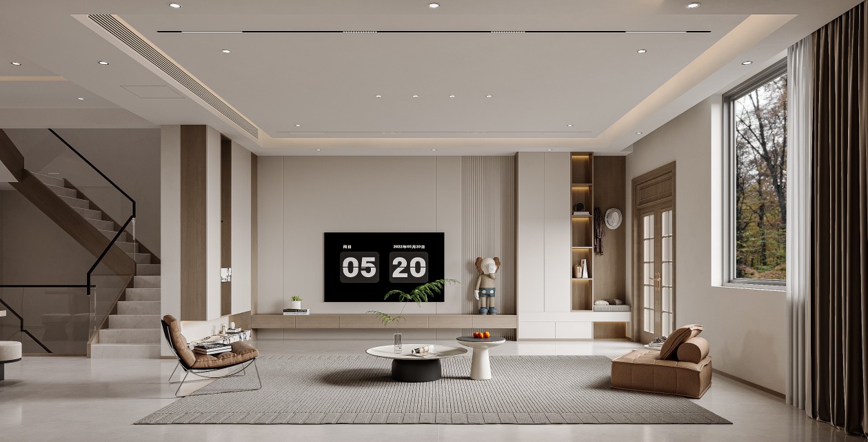 现代简约客餐厅茶室-1