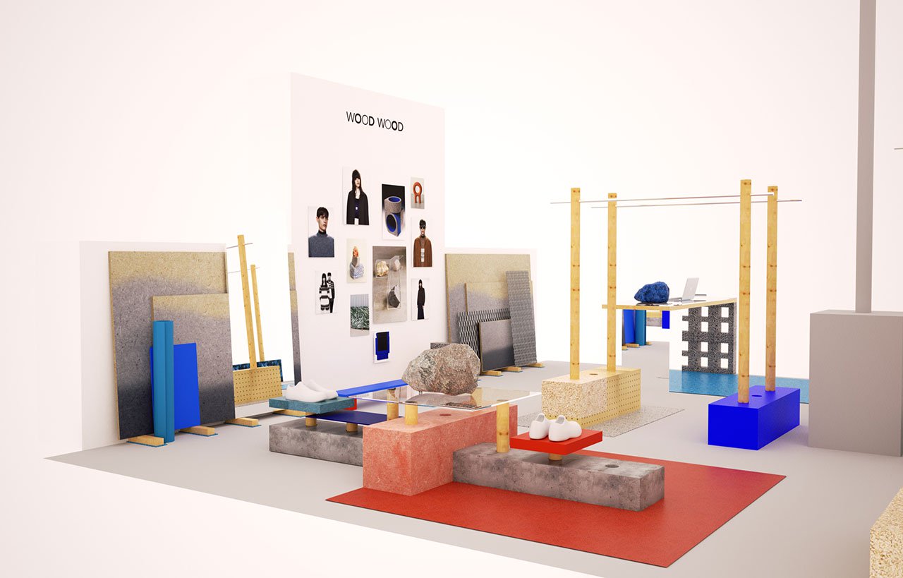 Wood Woods Trade Booth at Copenhagen Fashion Week by Spacon - X-40
