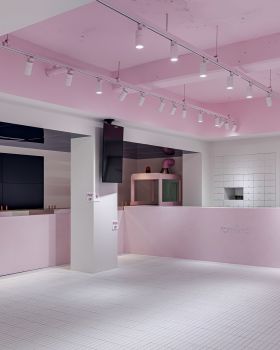 Rom&nd Flagship Store, Pink Office in Seongsu