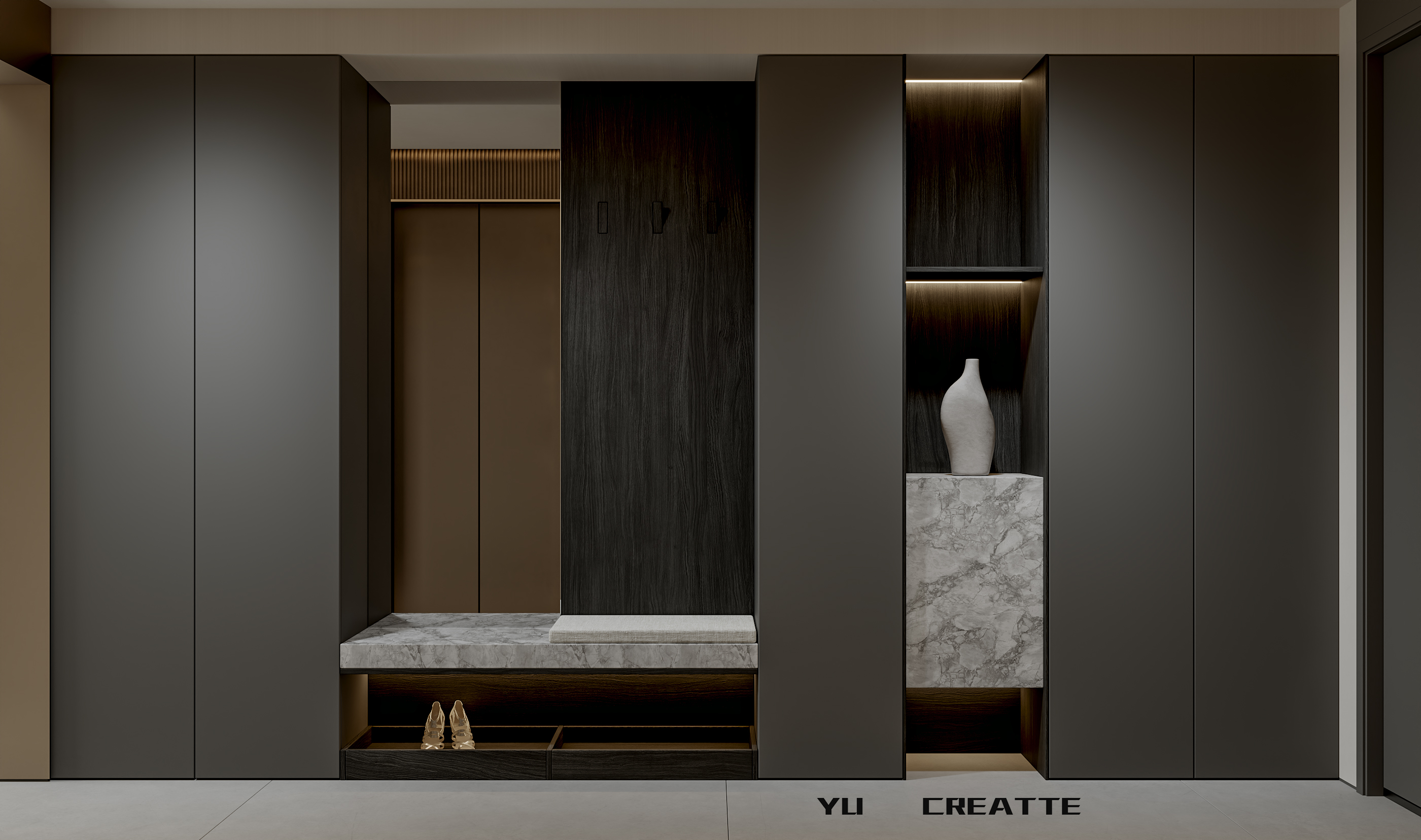 意式极简客餐厅主人房丨近期表现-20