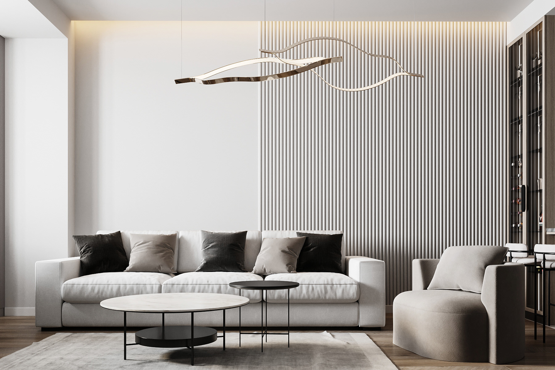 高级灰色系小空间公寓设计 既优雅又舒适-3