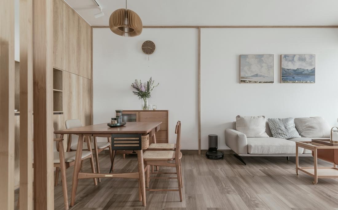 清新日式原木平层改造-28