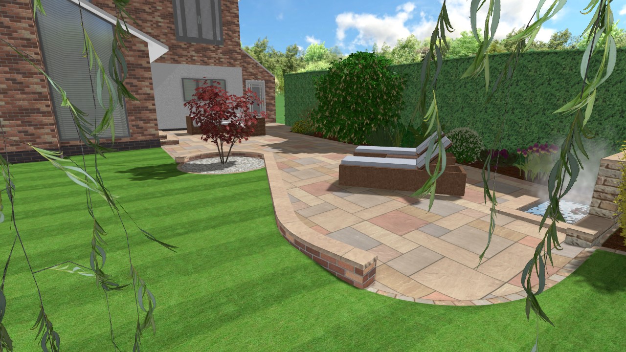 现代家庭花园丨Blue Iris Landscapes-11