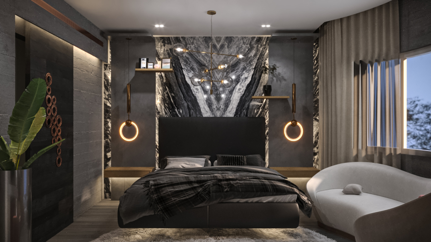 海德公园山景别墅丨埃及开罗丨Atrium Design Ahmed Rabie-53