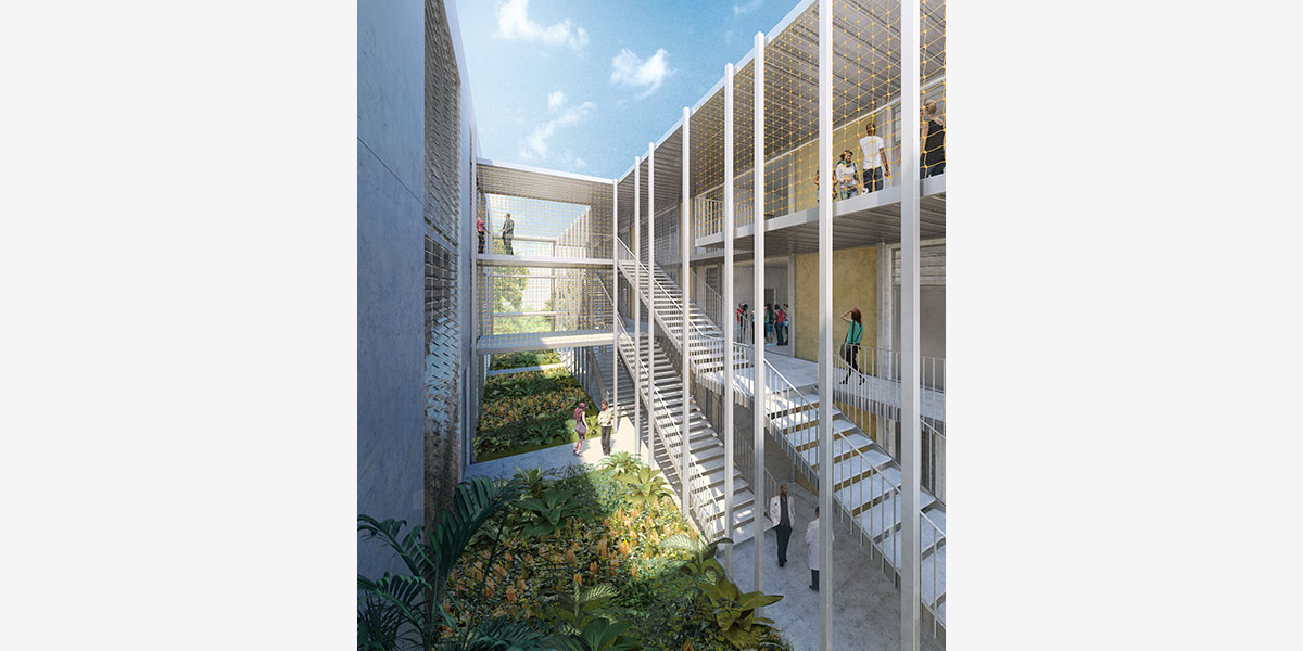 Pôle universitaire de santé en zone sismique - CoCo architectureCoCo architecture-7