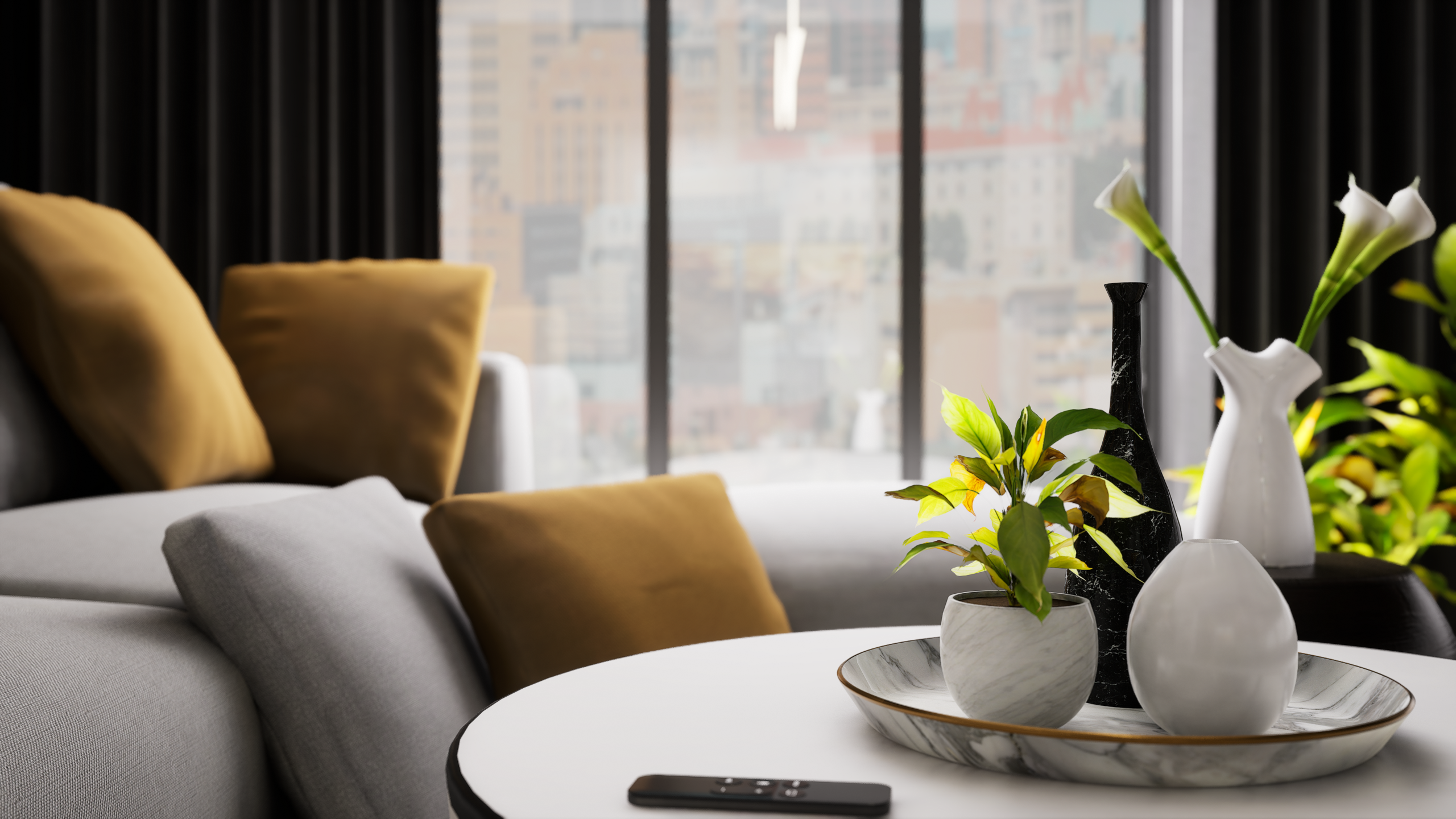 紧凑型居住室内丨Ar Tanzeel Amjad-16