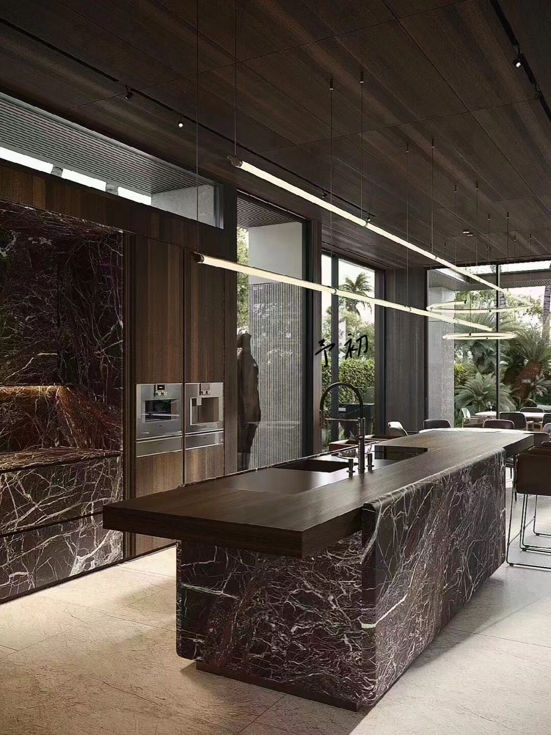 别墅岛台设计 -3