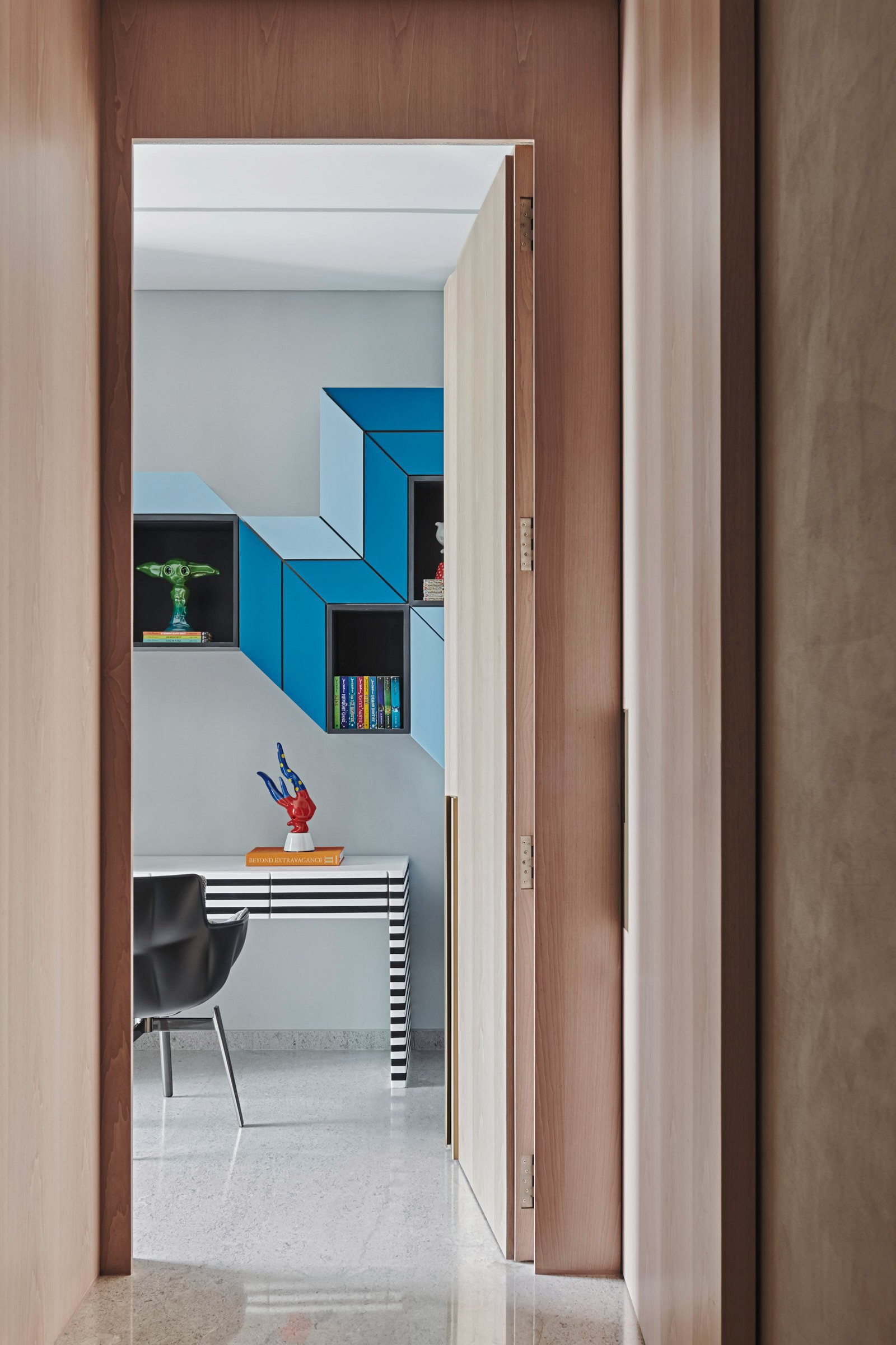 孟买不拘一格的复式住宅丨印度丨Hiral Jobalia Studio-34