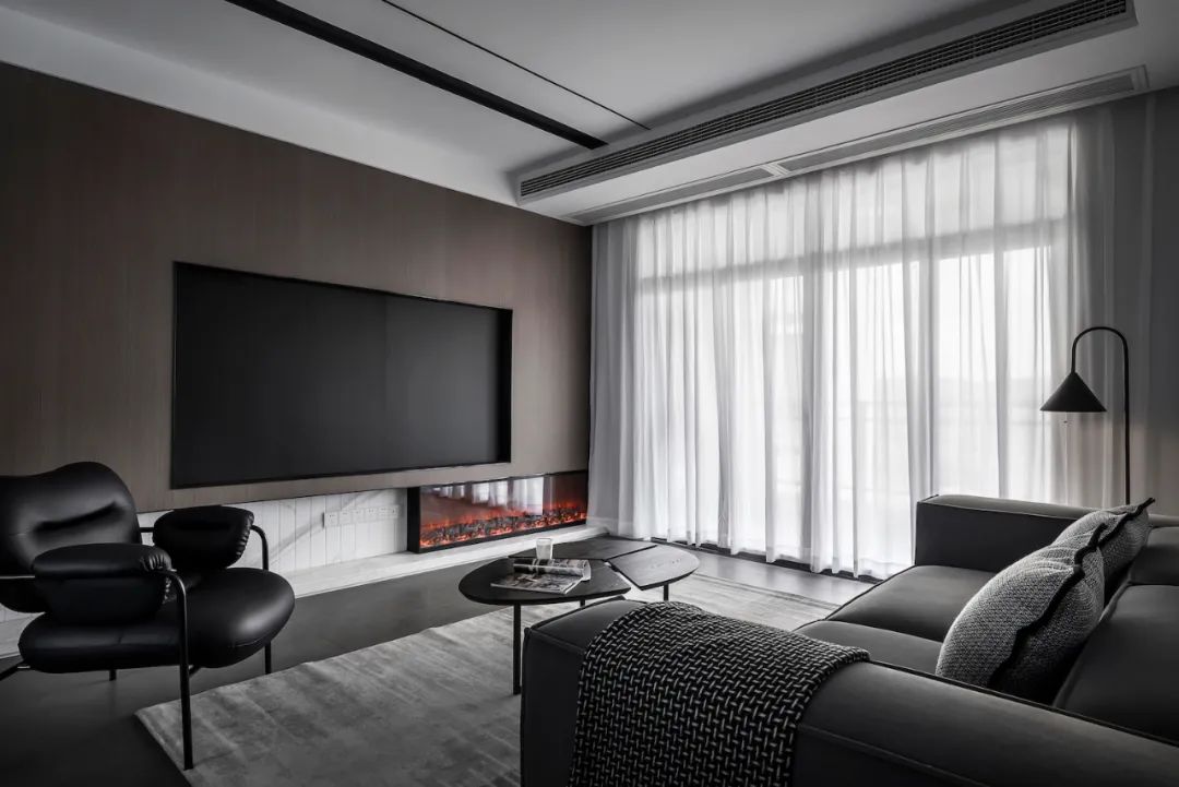 三十度灰，线条叠绘的高级空间 | 皋邸设计-5