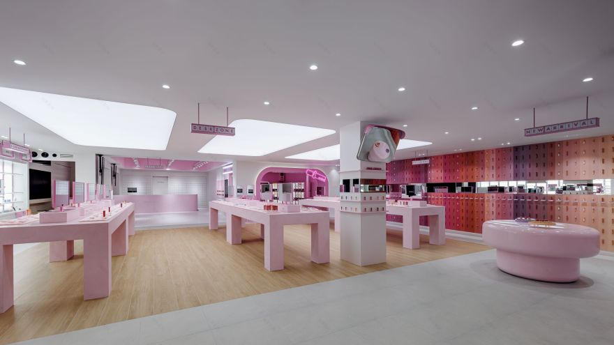 Rom&nd Flagship Store, Pink Office in Seongsu-6