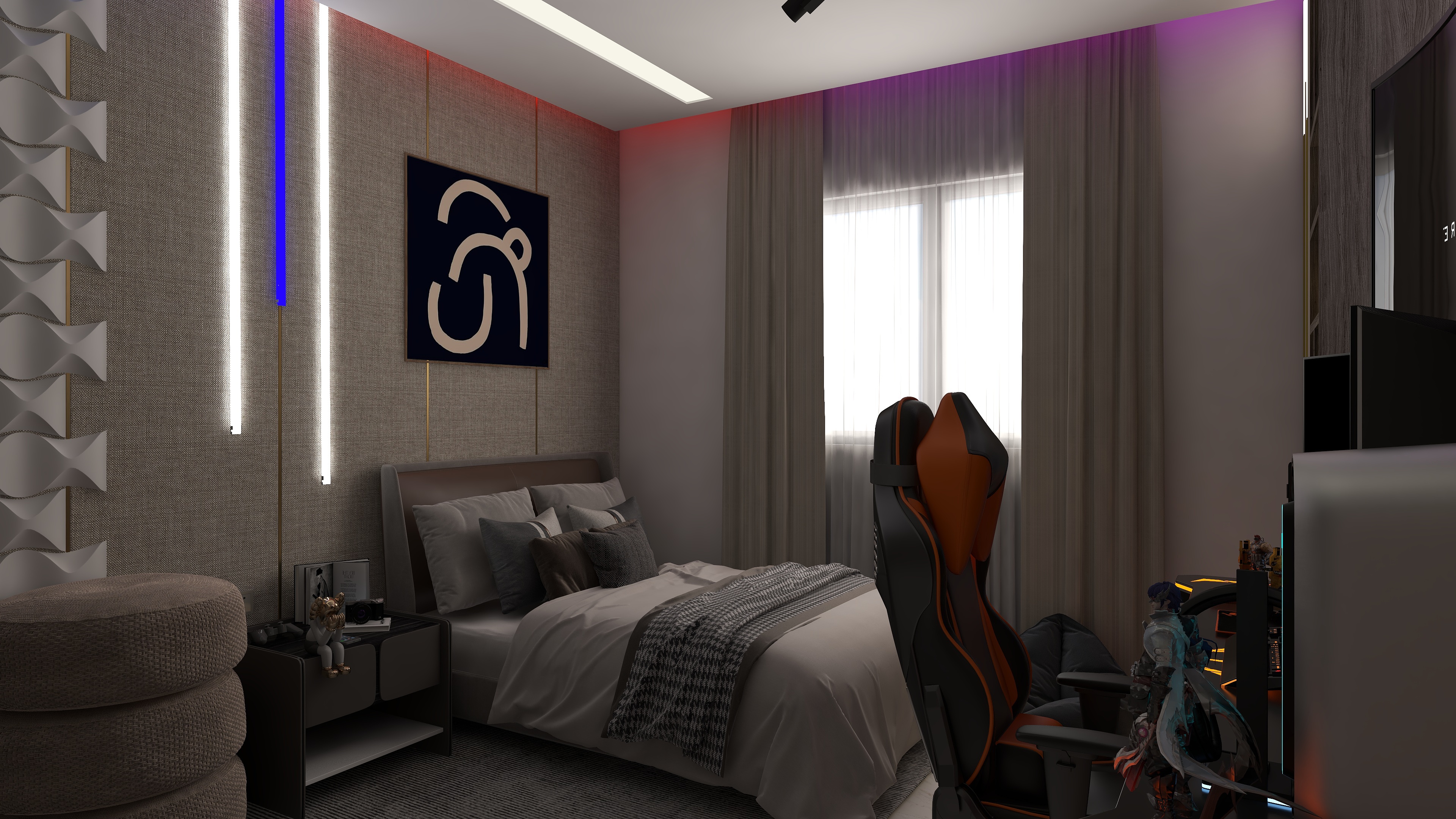 GAMER BEDROOM IN NEW CAIRO-0
