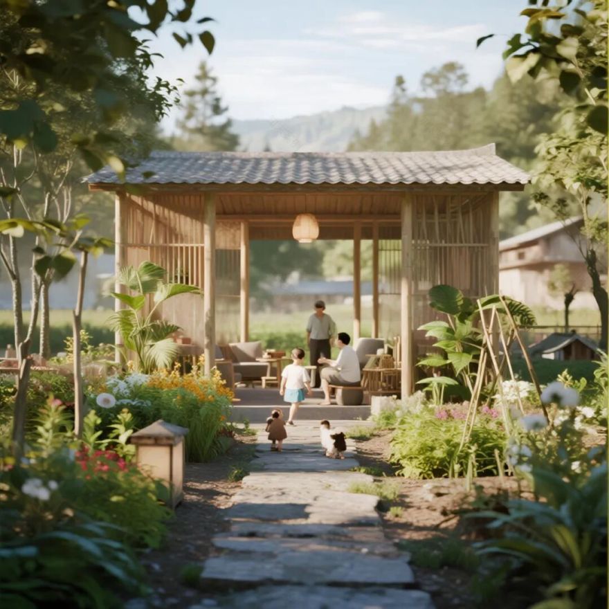 以自然为药,以文化为魂——五位一体沉浸式疗愈亲子花园设计营造-8