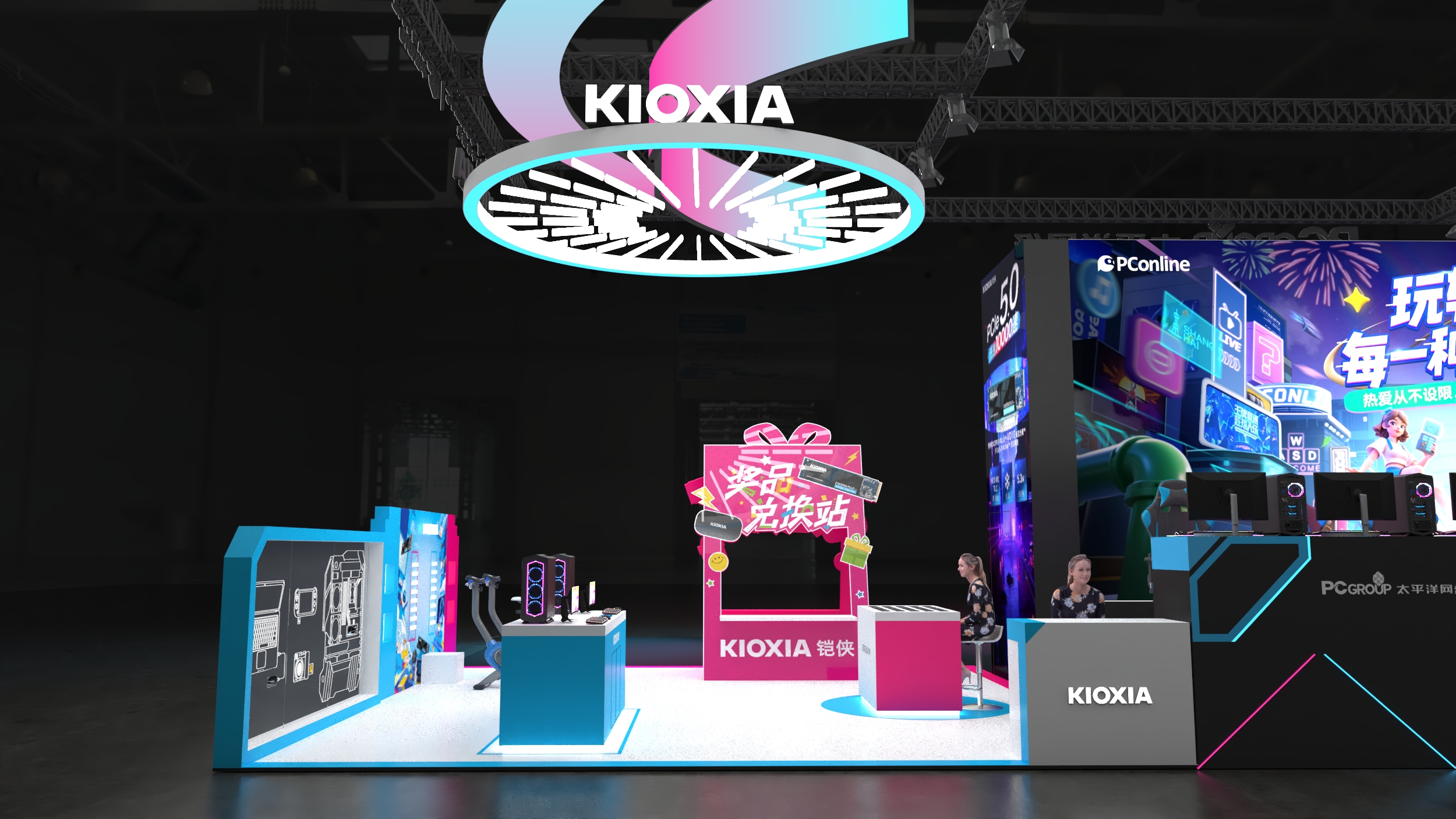 2025年上海游戏太平洋汽车展台-5